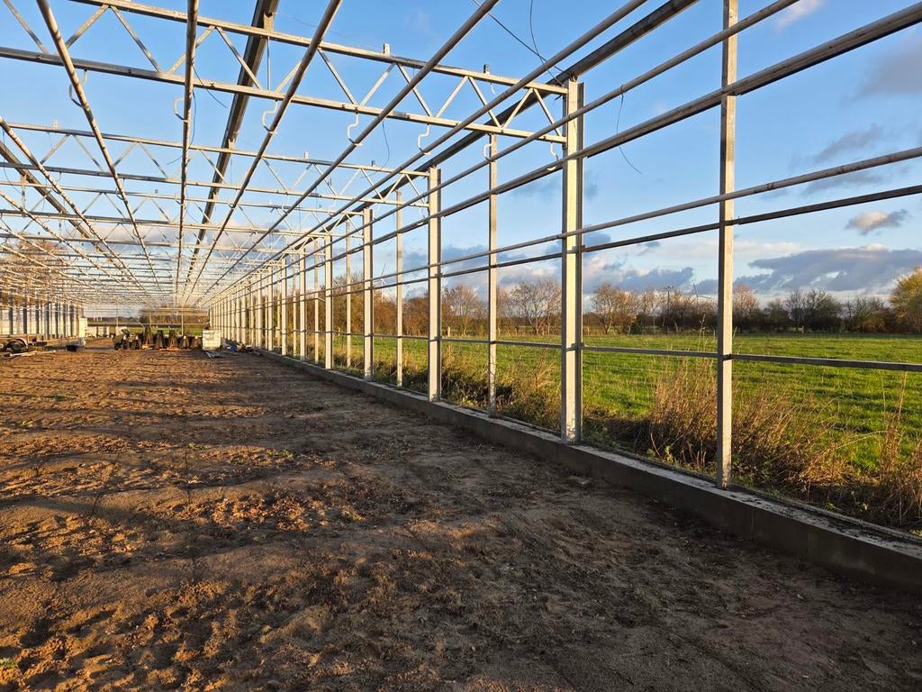 1.024 m² Staalconstructie loods hal, Ophalen