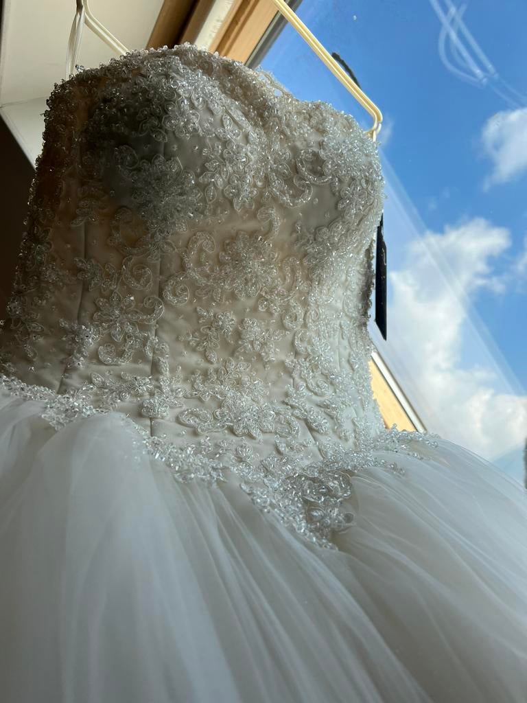 Te koop trouwjurk, Ophalen of Verzenden, Nieuw, Wit, Trouwjurk