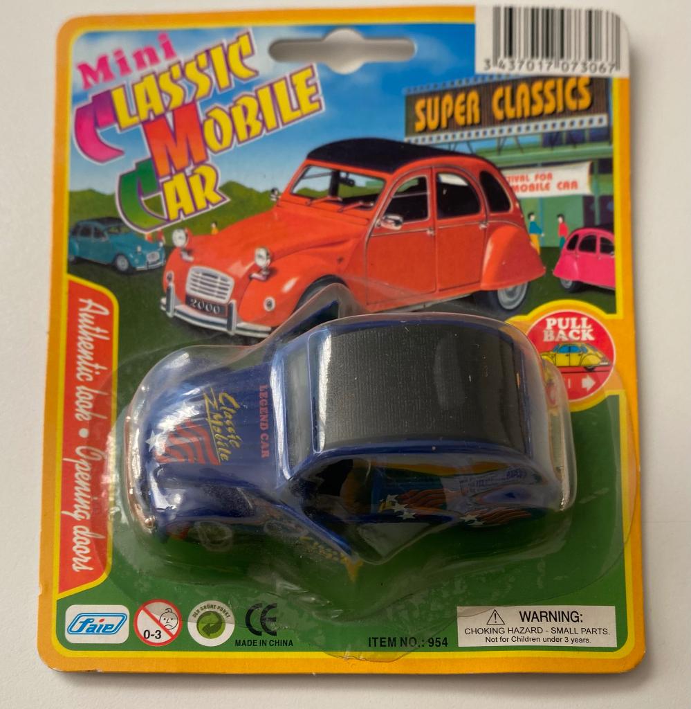 Citroën 2CV 1:43, Ophalen of Verzenden, Zo goed als nieuw, Auto, Overige merken