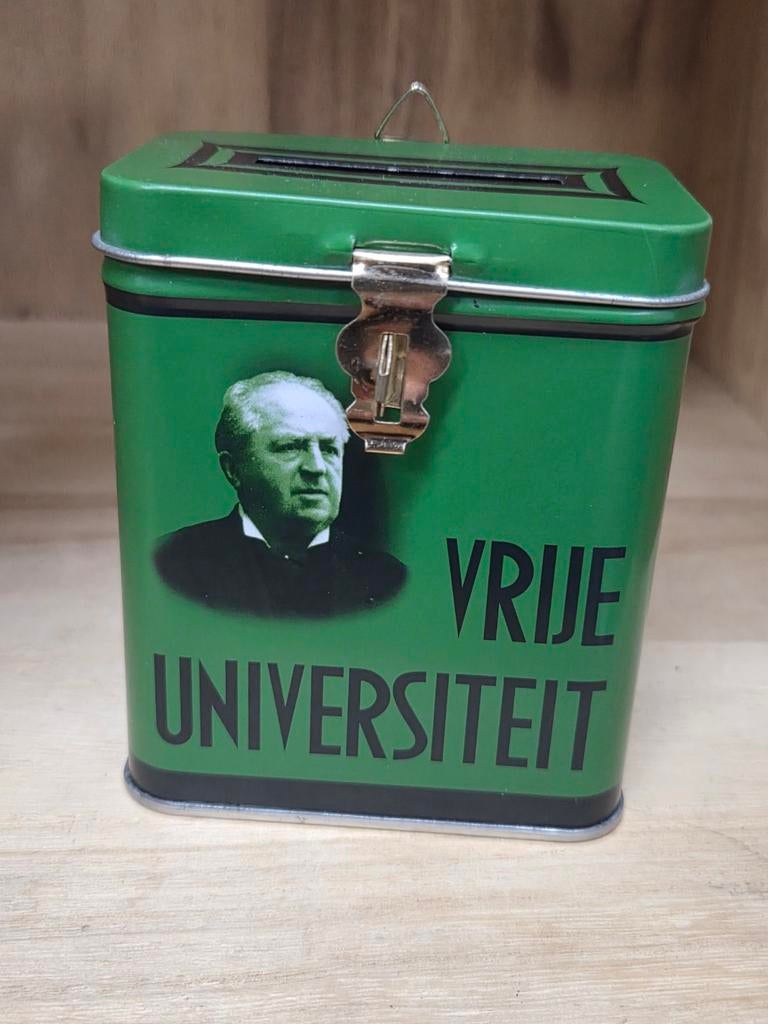 Verzamelaars VU Busje Collectebus, Verzamelen, Spaarpotten, Ophalen of Verzenden, Gebruikt, Overige thema's