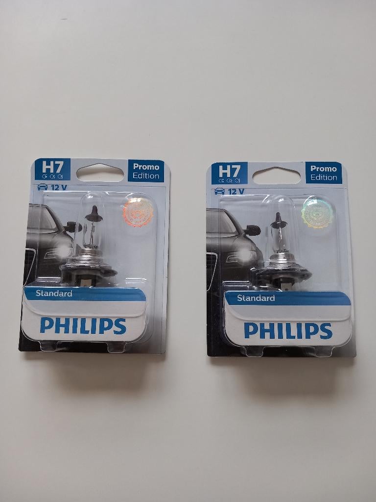 H7 Philips autokoplamp te koop - nieuw - 2 stuks - 12 volt, Ophalen of Verzenden, Nieuw