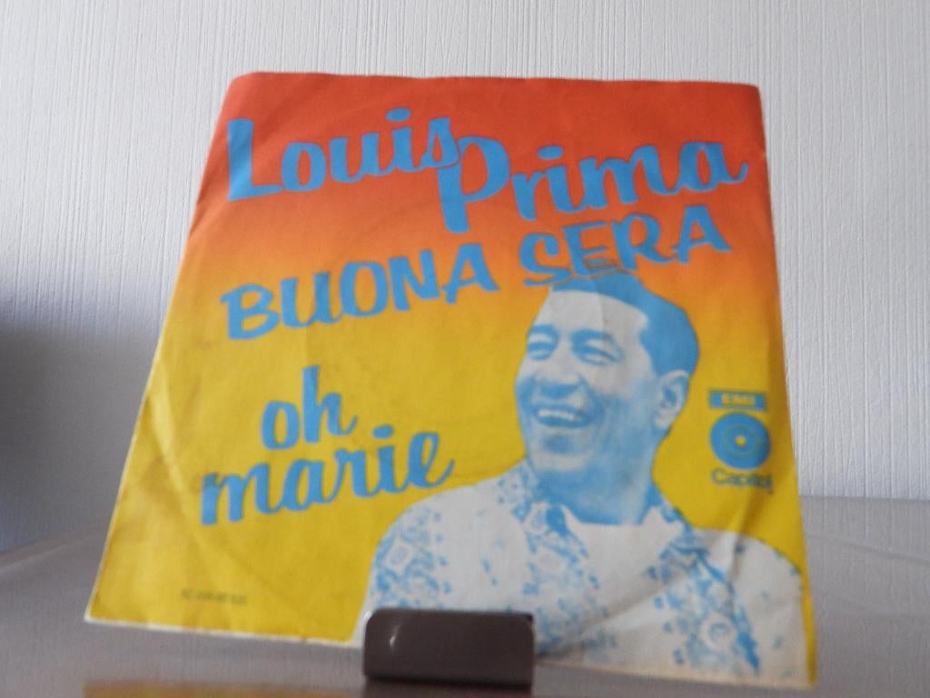 Louis Prima – Buona Sera - Oh Marie 1976 nl, Cd's en Dvd's, Vinyl Singles, Ophalen of Verzenden, Gebruikt, Pop, Single