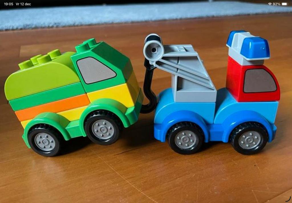 Lego Duplo set 10552 creatieve auto set. Compleet., Kinderen en Baby's, Speelgoed | Duplo en Lego, Ophalen of Verzenden, Zo goed als nieuw