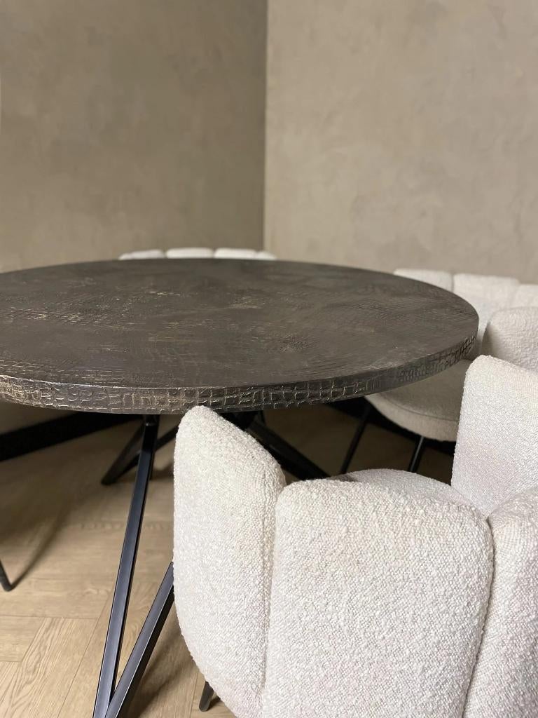 Unieke eettafels met CROCO STRUCTUUR | div. modellen & maten