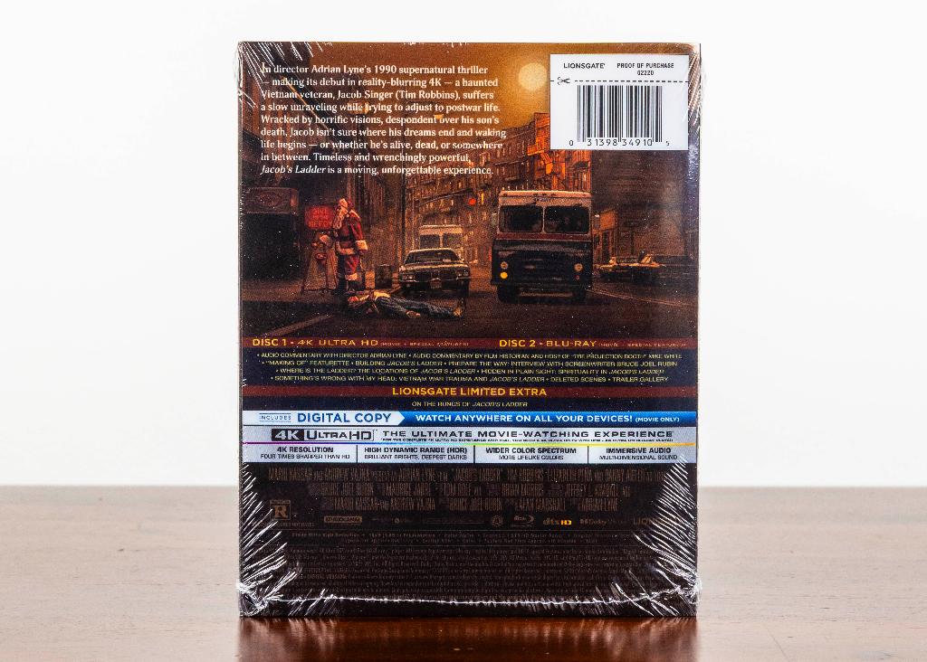 Jacob's Ladder 4K UHD Blu-Ray STEELBOOK (US Import), Horror, -, -, Ophalen of Verzenden