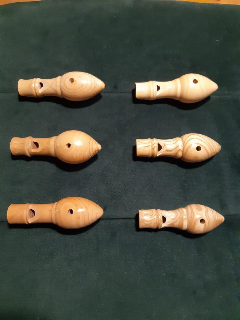 Jacht lokfluiten.  6 stuks. Koekoek., Hobby en Vrije tijd, Overige Hobby en Vrije tijd, Ophalen of Verzenden