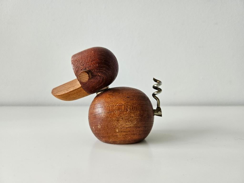 Oude houten flesopener/kurkentrekker, Ophalen of Verzenden