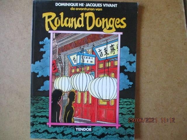 adv3798 roland donges, Eén stripboek, Ophalen, Gelezen