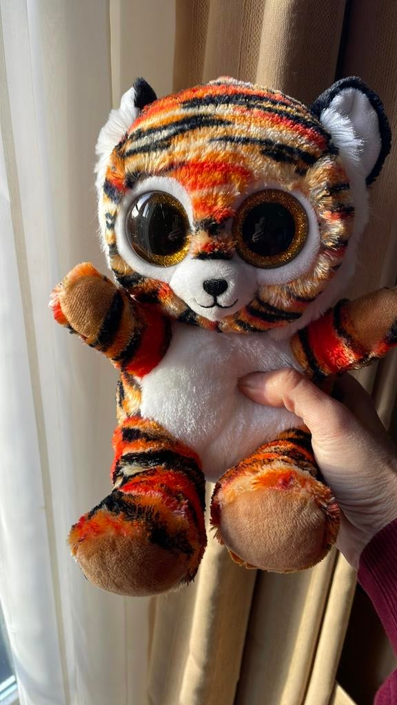 Ty beanie boos knuffels met de gtote ogen 7 stuks, Ophalen of Verzenden, Zo goed als nieuw, Overige typen