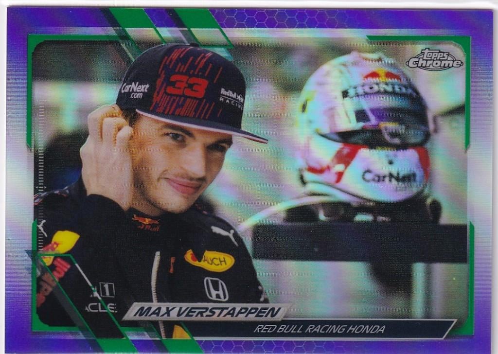 Max Verstappen Purple Refractor #43, Verzenden, Nieuw, Formule 1