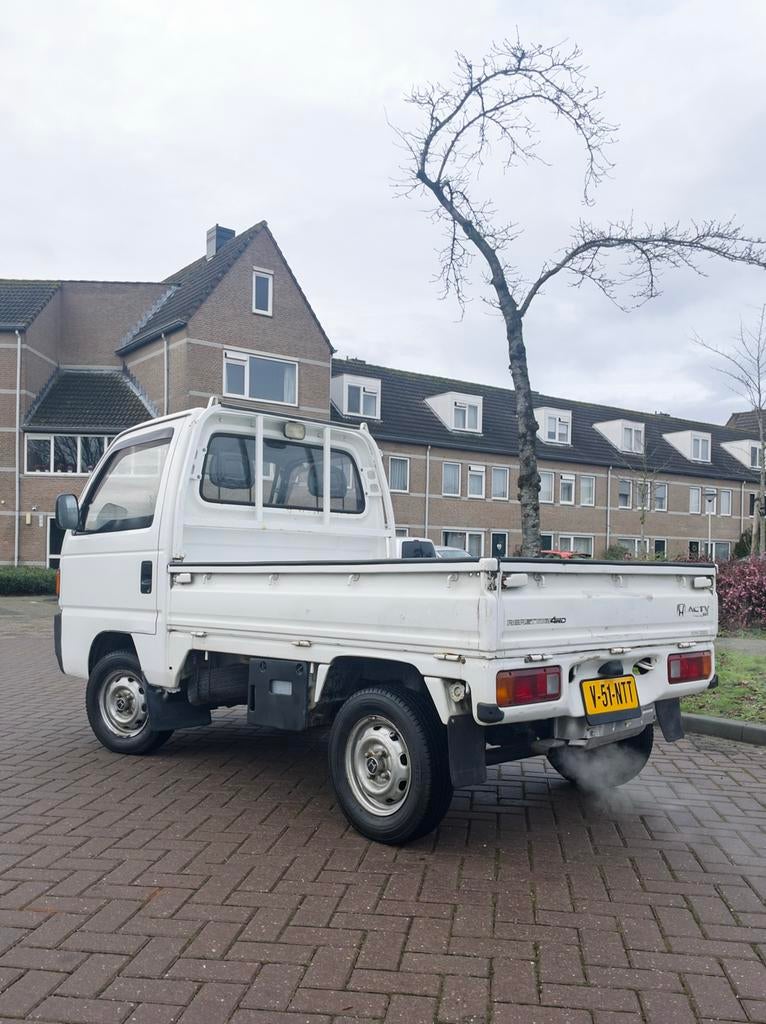 Honda Acty 1993 | 4x4 | Originele JDM Kei truck!, Overige merken, Radio, Wit, 39 pk