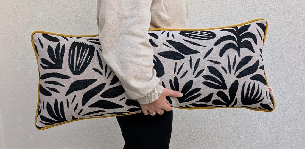 Sierkussen Slow Down, Ophalen of Verzenden, Nieuw, Beige, Rechthoekig