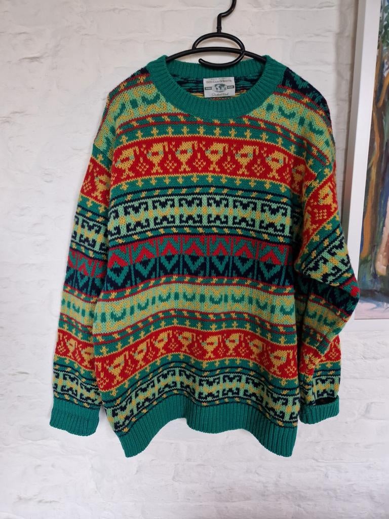 Benetton wollen trui maat XL - zgan, Verzenden, Zo goed als nieuw, Maat 46/48 (XL) of groter, Overige kleuren