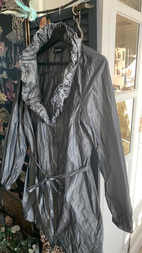 Lange dames blouse maat  44, Ophalen, Zo goed als nieuw, Regenjas