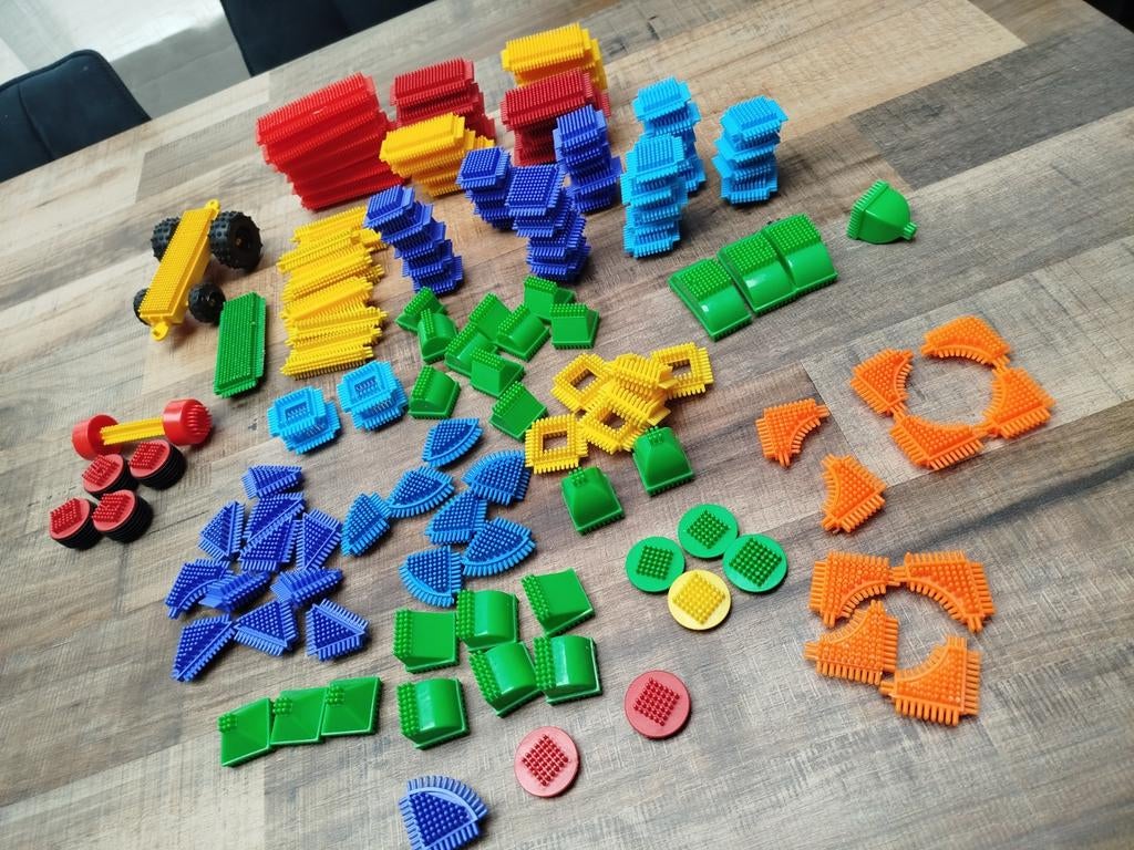 Uitgebreide set Nopper bouwstenen, Kinderen en Baby's, Speelgoed | Bouwstenen, Ophalen of Verzenden, Zo goed als nieuw, Nopper