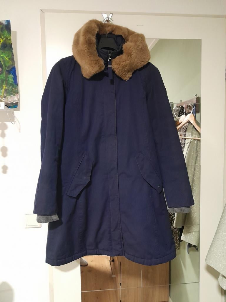 Marc O'Polo Jas Maat 38 Blauw met Faux Fur, Kleding | Dames, Jassen | Winter, Maat 38/40 (M), Blauw, Ophalen of Verzenden, Marc O'Polo