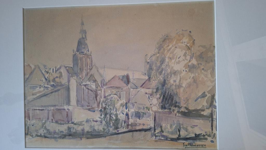 Aquarel Schilderij van Jan Thomassen, Ophalen
