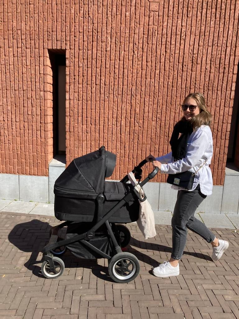 Thule Sleek kinderwagen - complete set! Optie tot duowagen, Gebruikt, Duowagen, Ophalen, Kinderwagen