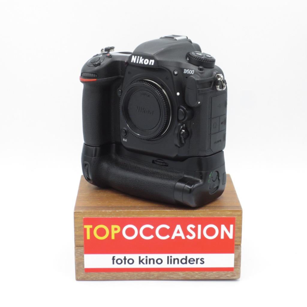 OCCASION: Nikon D500 + Jupio BG-N14, Gebruikt, Spiegelreflex, Nikon, Geen optische zoom