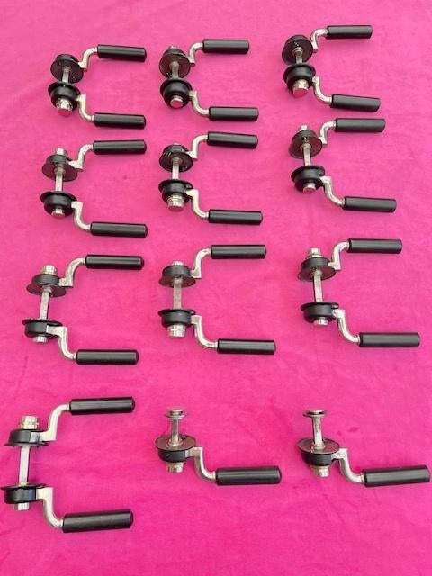 Oude deurklinken Art Deco Bauhaus, deurkrukken, deur greep