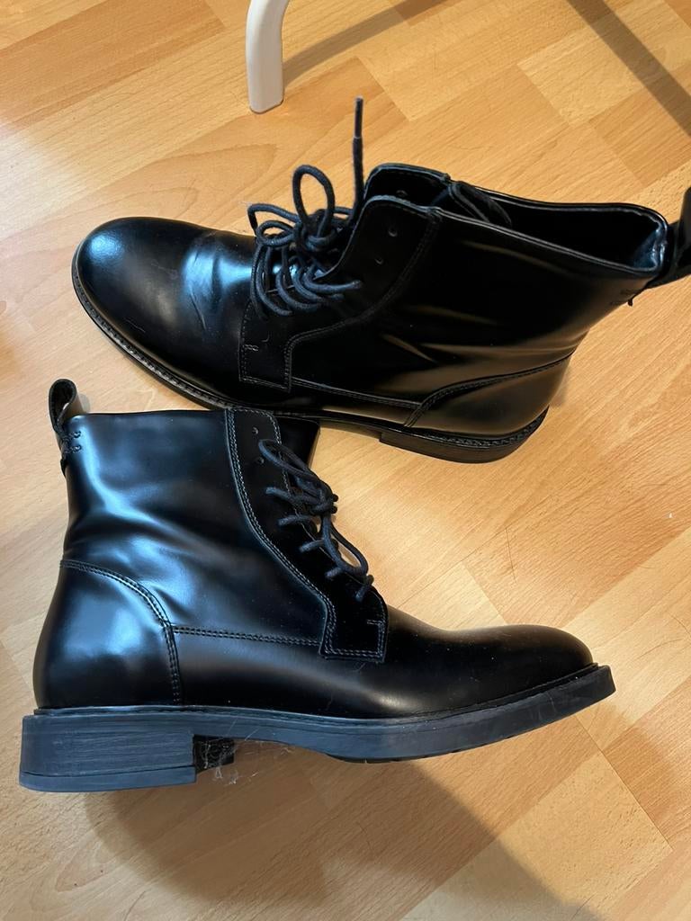 Leren laarzen sissy-boy boots zwart maat 42, Ophalen of Verzenden, Zo goed als nieuw, Zwart, Hoge laarzen