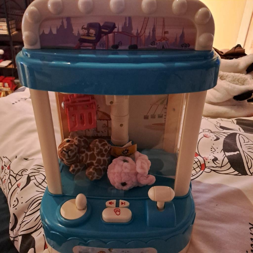 Kinder grijpmachine, Kinderen en Baby's, Speelgoed | Overig, Ophalen of Verzenden, Gebruikt, Jongen of Meisje