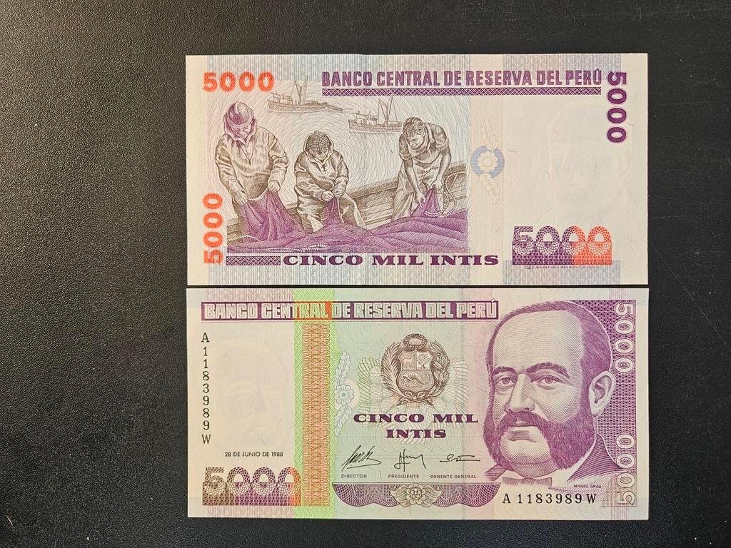 Peru pick 137 1988 UNC, Ophalen of Verzenden, Zuid-Amerika, Los biljet