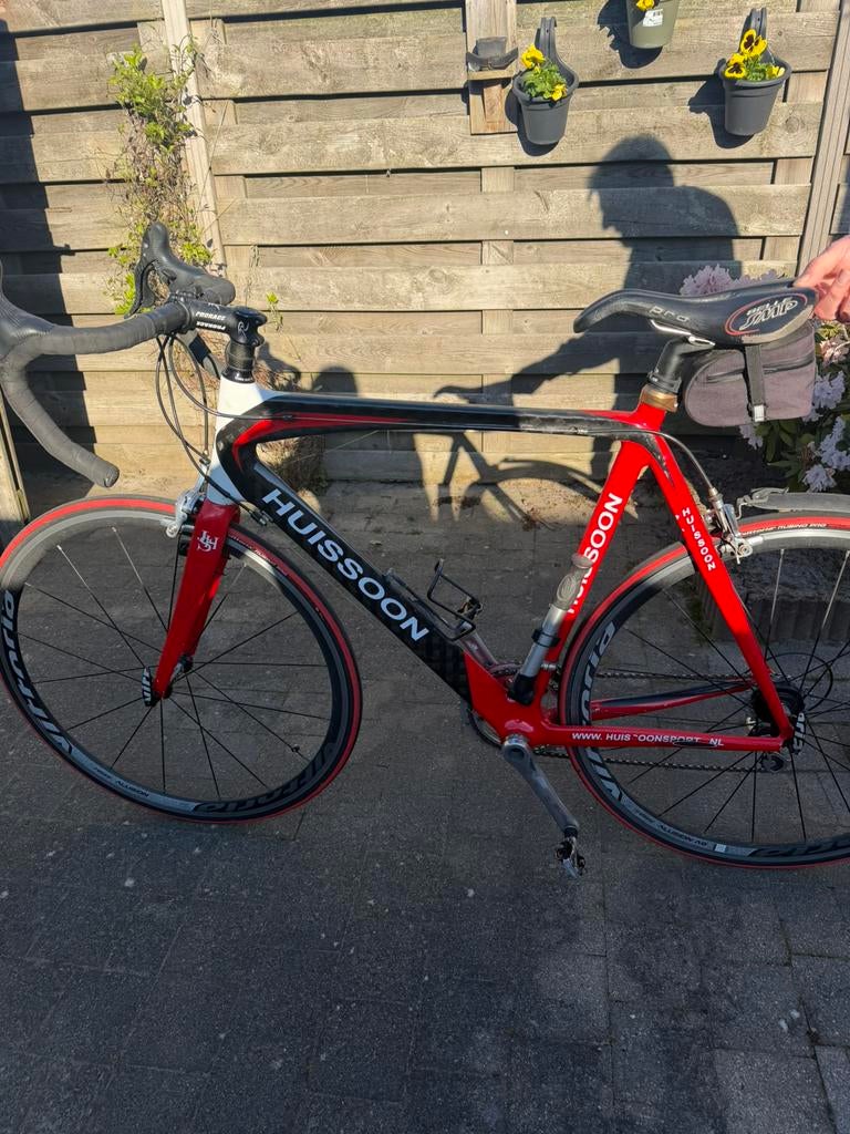 Huissoon wielrenfiets (full carbon), Ophalen of Verzenden, Zo goed als nieuw, Meer dan 20 versnellingen, Overige merken