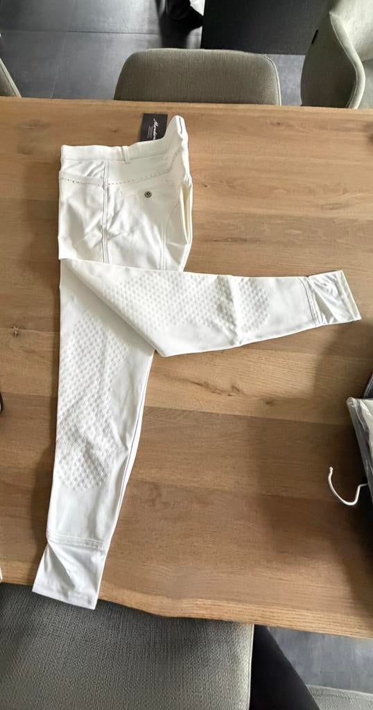 Rijbroek wit nieuw van Mondoni maat 42, Ophalen of Verzenden, Nieuw, Dressuur, Onderkleding