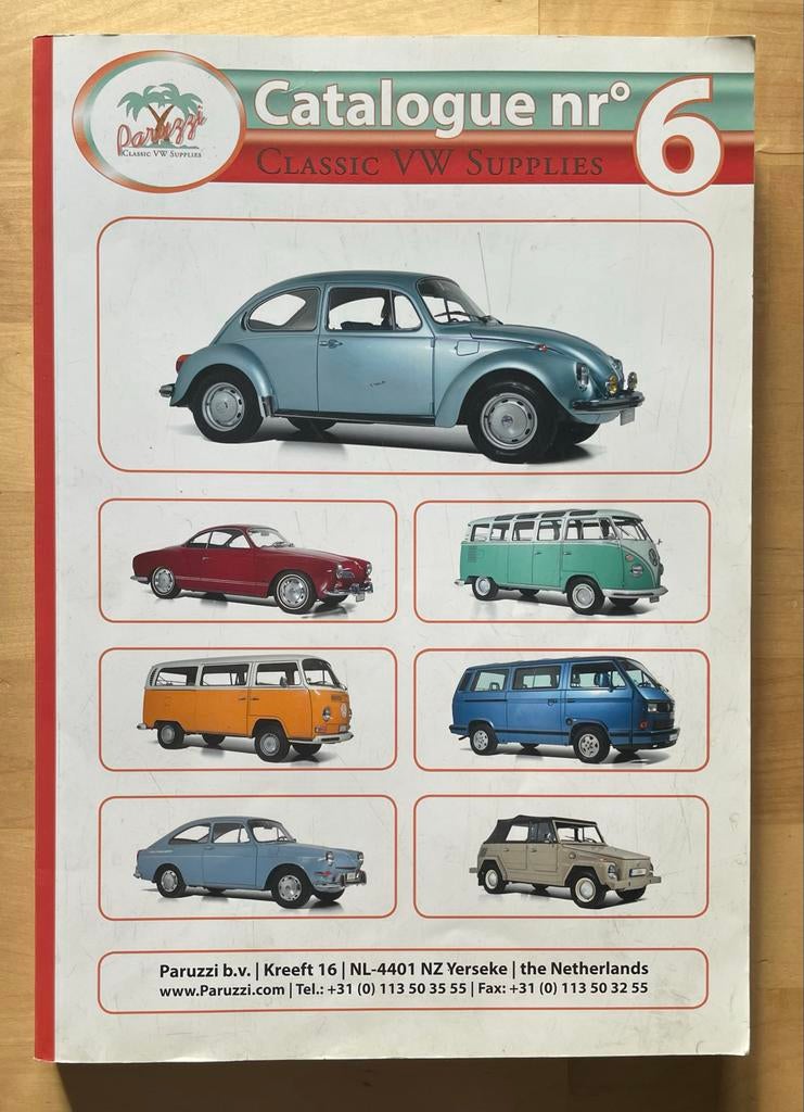 Paruzzi Classic VW Supplies catalogus nr. 6, Ophalen of Verzenden, Gelezen, Volkswagen