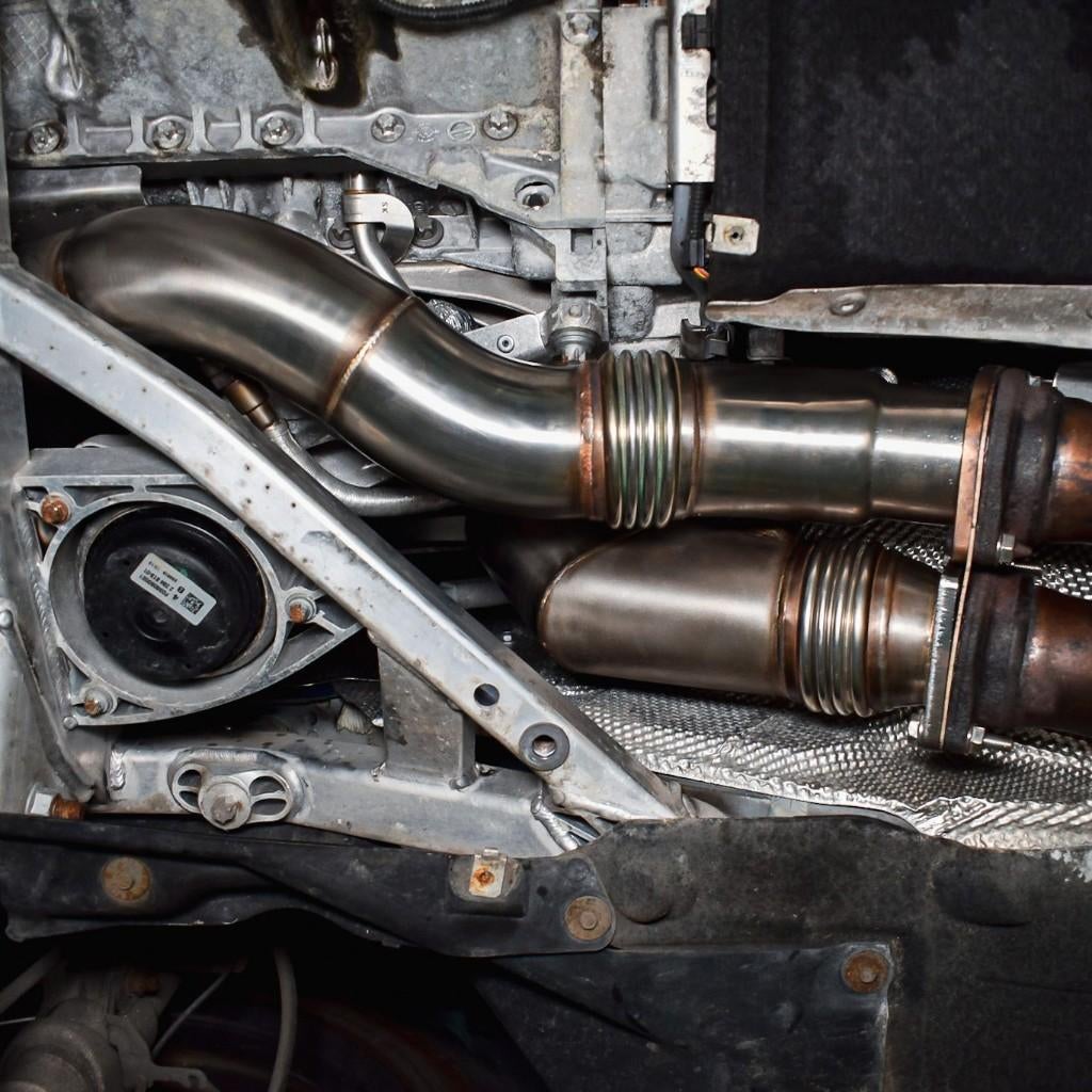 Uitlaat rvs downpipe sport kats BMW M4 F82 F83 S55 2014+ ZIE, Ophalen of Verzenden