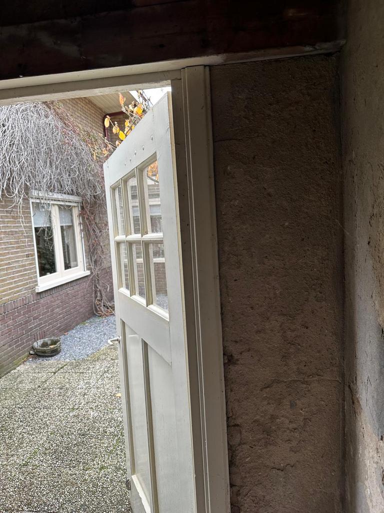 Garagedeuren, Doe-het-zelf en Verbouw, Deuren en Horren, Gebruikt, Garagedeur, 200 tot 215 cm, Hout