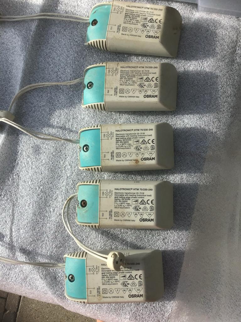 OSRAM HALOTRONIC HTM 70/230-240 Elektronische Trafo, Ophalen, Gebruikt