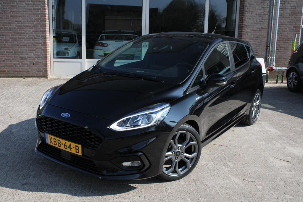Ford Fiesta 1.0 ST-Line X Carplay, LED, Achteruitrijcamera,, Voorwielaandrijving, Gebruikt, Euro 6, 580 kg