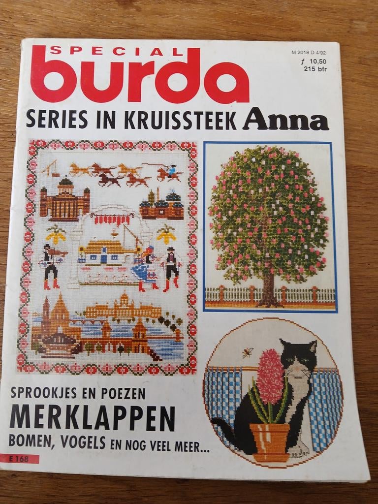 Burda Special, series in kruissteek Anna, Ophalen of Verzenden, Handborduren, Patroon