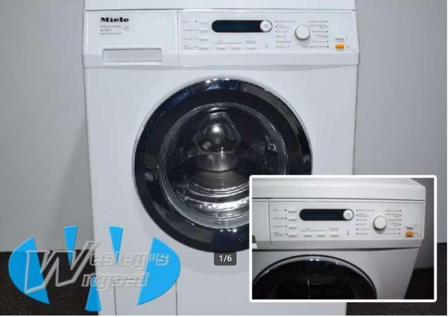 Miele softcare 1600 toeren 7kg, 1 jaar garantie, Gebruikt, Wesley's Witgoed, Info@wesleyswitgoed.nl, 1200 tot 1600 toeren