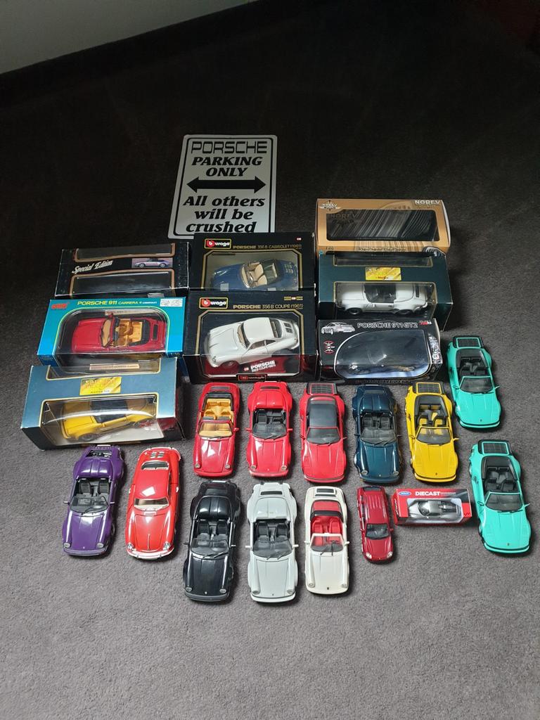 Collectie Porsche modelauto's 1:18, Ophalen, Auto