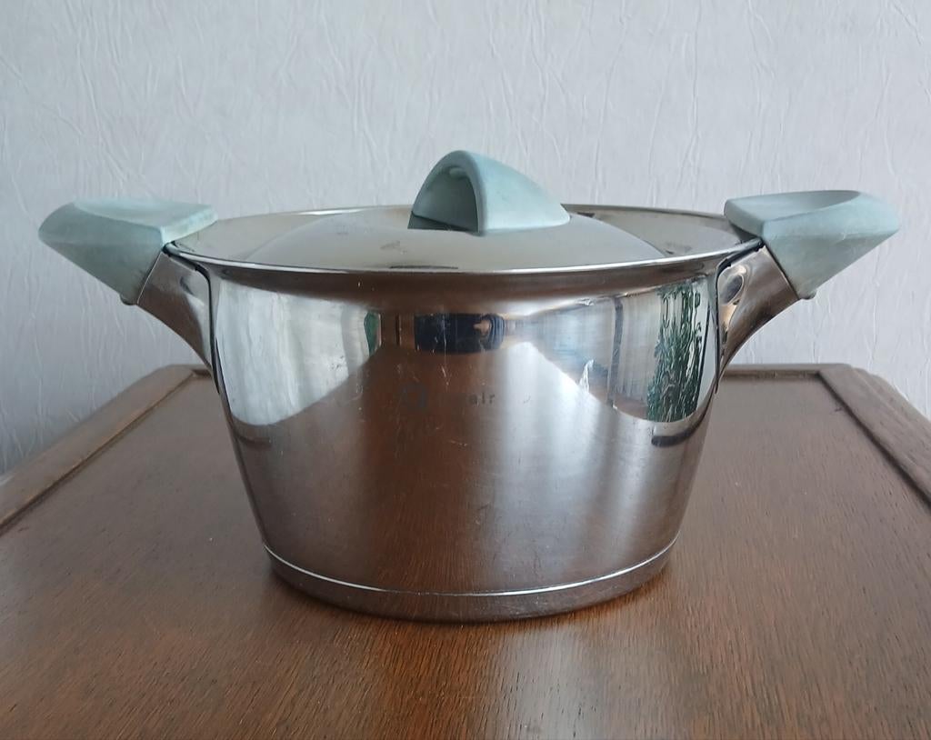 BK - Q-linair Classic - RVS - Kookpan 1, Ophalen of Verzenden, Gebruikt, Rvs, Kookpan of Snelkookpan