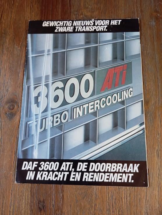 Daf 3600 ATi + Poster 8 pag., Verzenden, Zo goed als nieuw, Overige merken