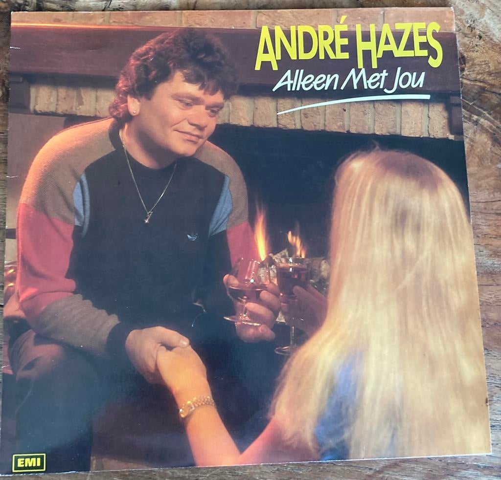 LP langspeelplaat vinyl Andre Hazes Alleen met jou 1985, Ophalen of Verzenden, Zo goed als nieuw, 12 inch, Levenslied of Smartlap