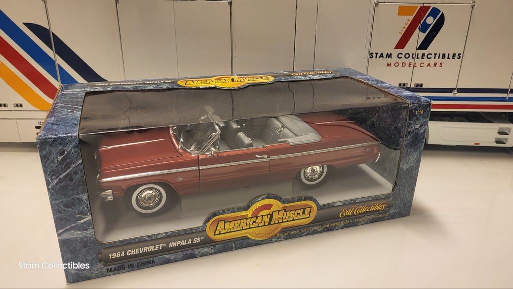 ERTL Collectibles Chevrolet Impala SS Convertible - 1964, Overige merken, Auto, Ophalen of Verzenden, Zo goed als nieuw