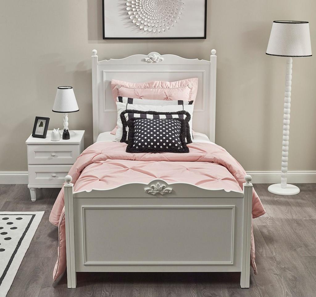 mooie meiden slaapkamer, Kinderen en Baby's, Kinderkamer | Bedden, Gebruikt, 180 cm of meer, 85 tot 100 cm, Lattenbodem, Ophalen