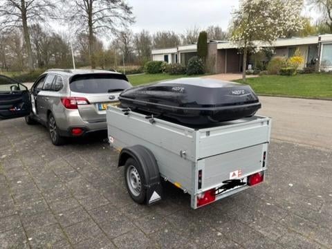 Anssems GT750 bagageaanhanger, Ophalen, Gebruikt