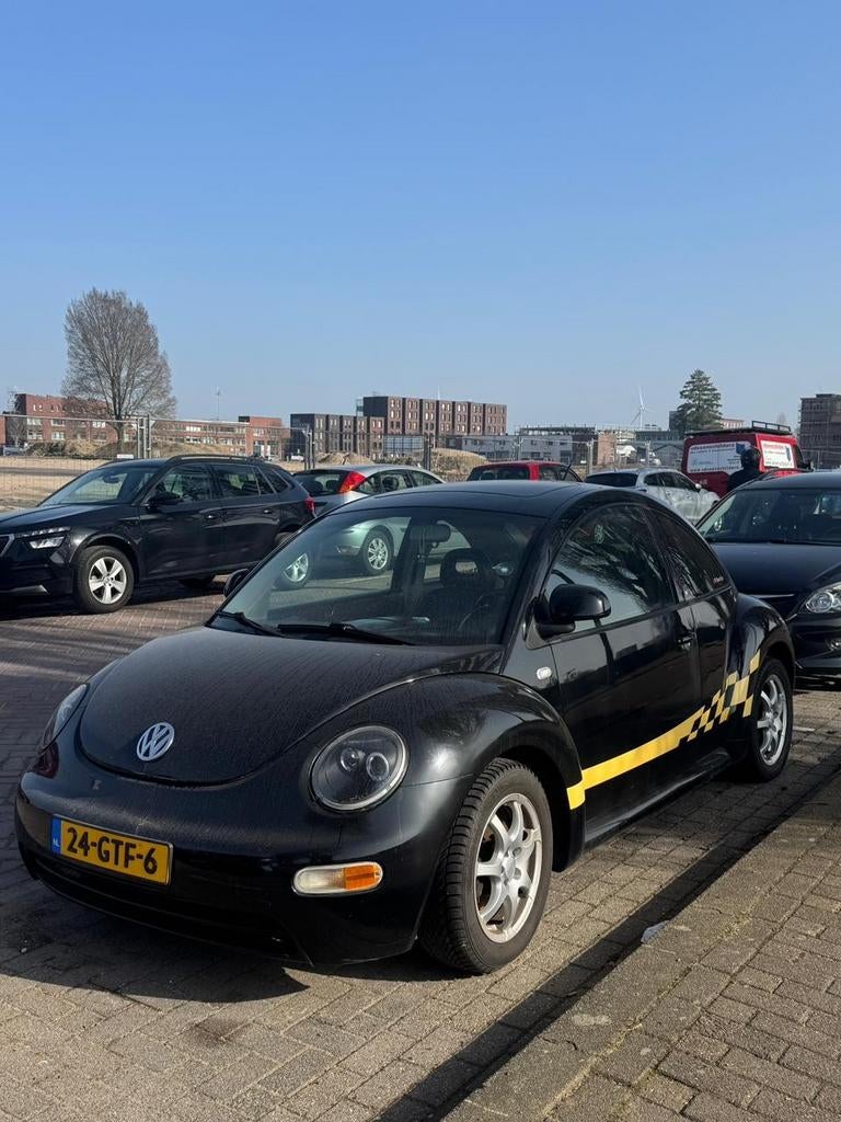 Leuke vw Kever te koop!, Lederen bekleding, Leder en Stof, Zwart, Handgeschakeld