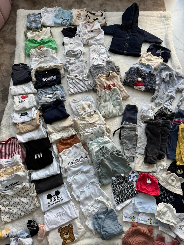 Kledingpakket maat 50/56, Ophalen of Verzenden, Zo goed als nieuw, Maat 50