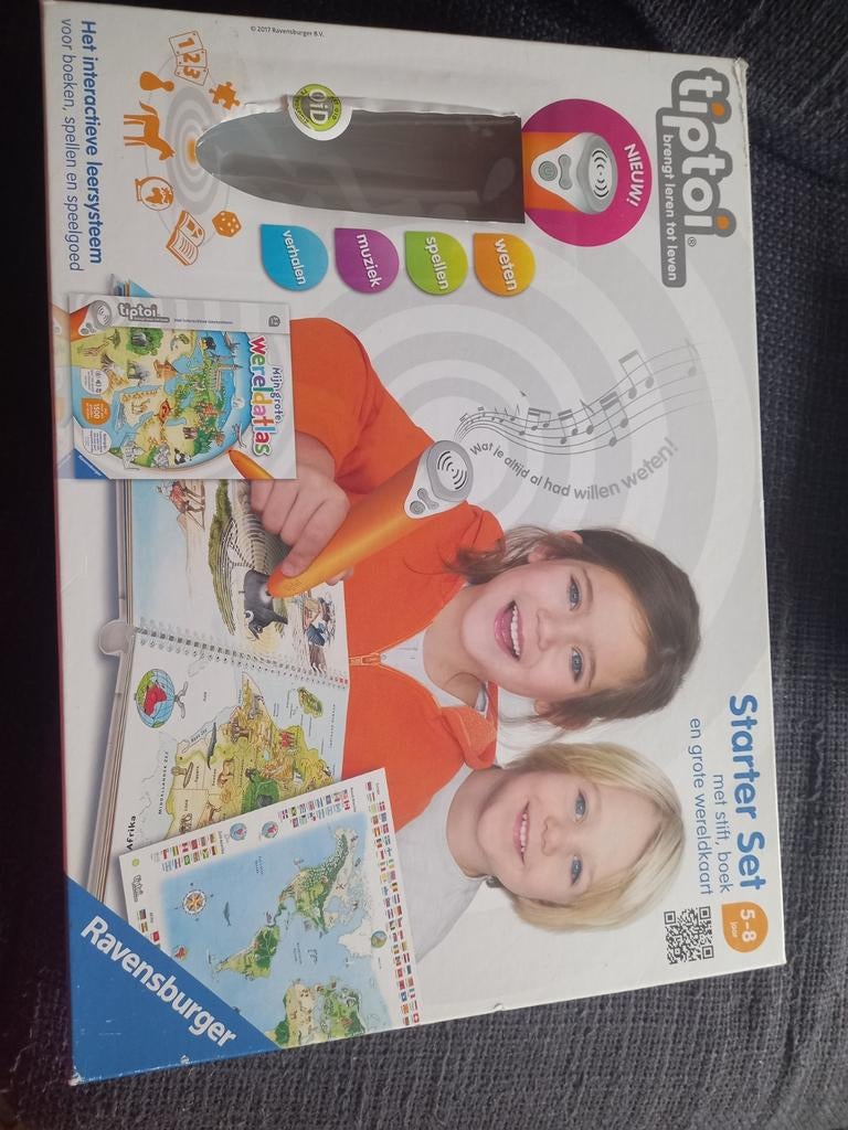 Tiptoi wereldatlas starterspakket met pen!, Ophalen of Verzenden