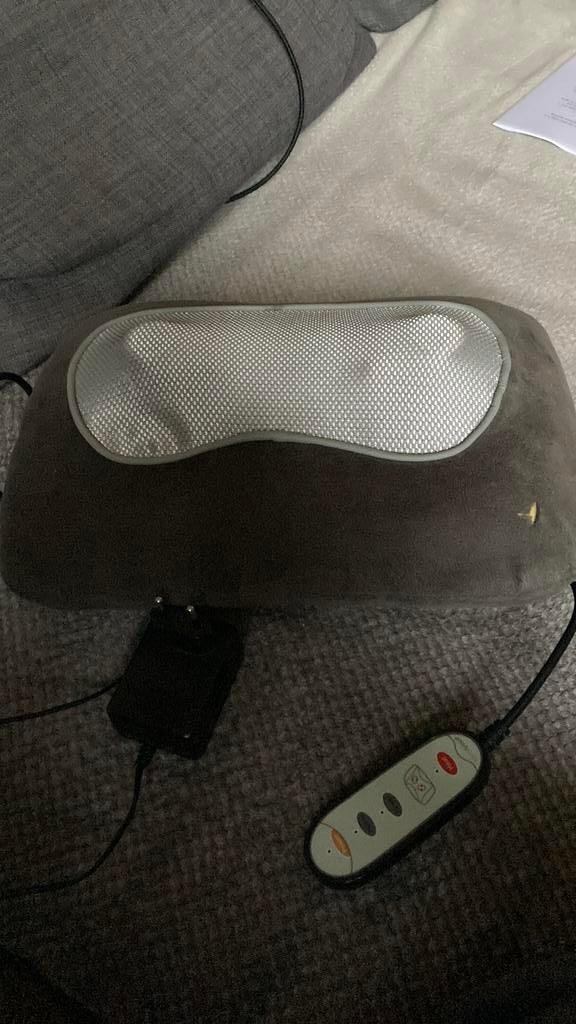 Massagekussen met warmte stand, Ophalen of Verzenden, Zo goed als nieuw, Massagestoel of Kussen