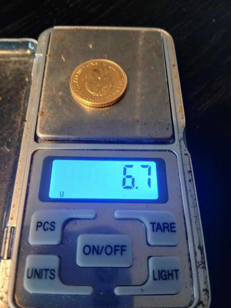 Gouden tientje, Ophalen of Verzenden