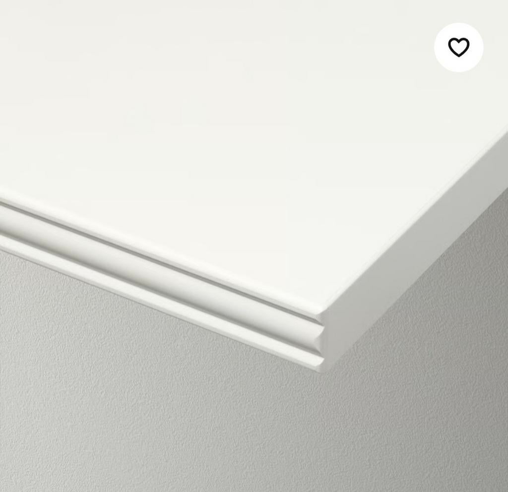 2 witte planken met muursteunen 80 x 20, Ophalen, Minder dan 25 mm, Plank, Minder dan 200 cm