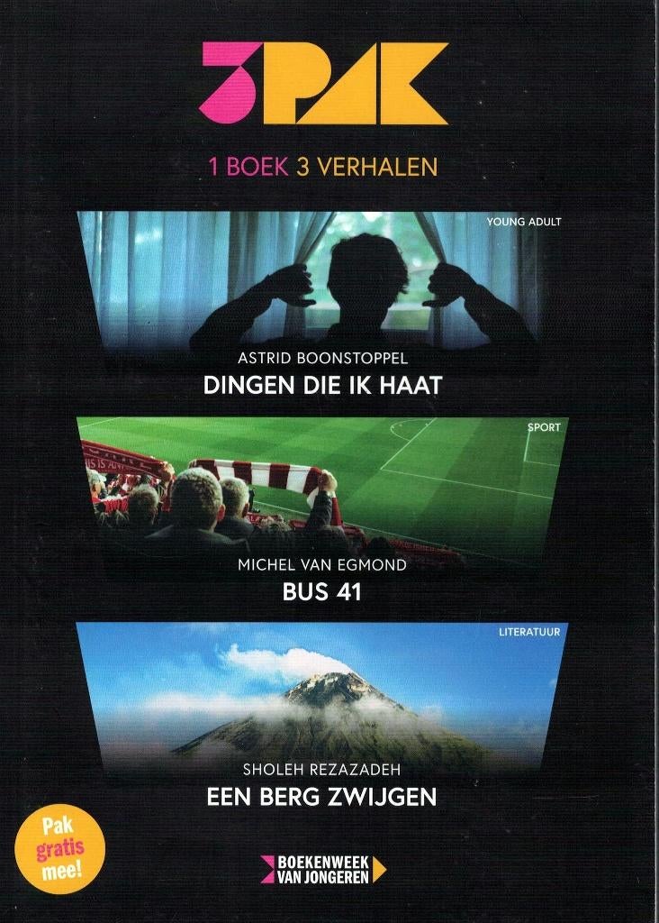 3PAK 2024. Boekenweek van Jongeren 2024. CPNB., Ophalen of Verzenden, Zo goed als nieuw